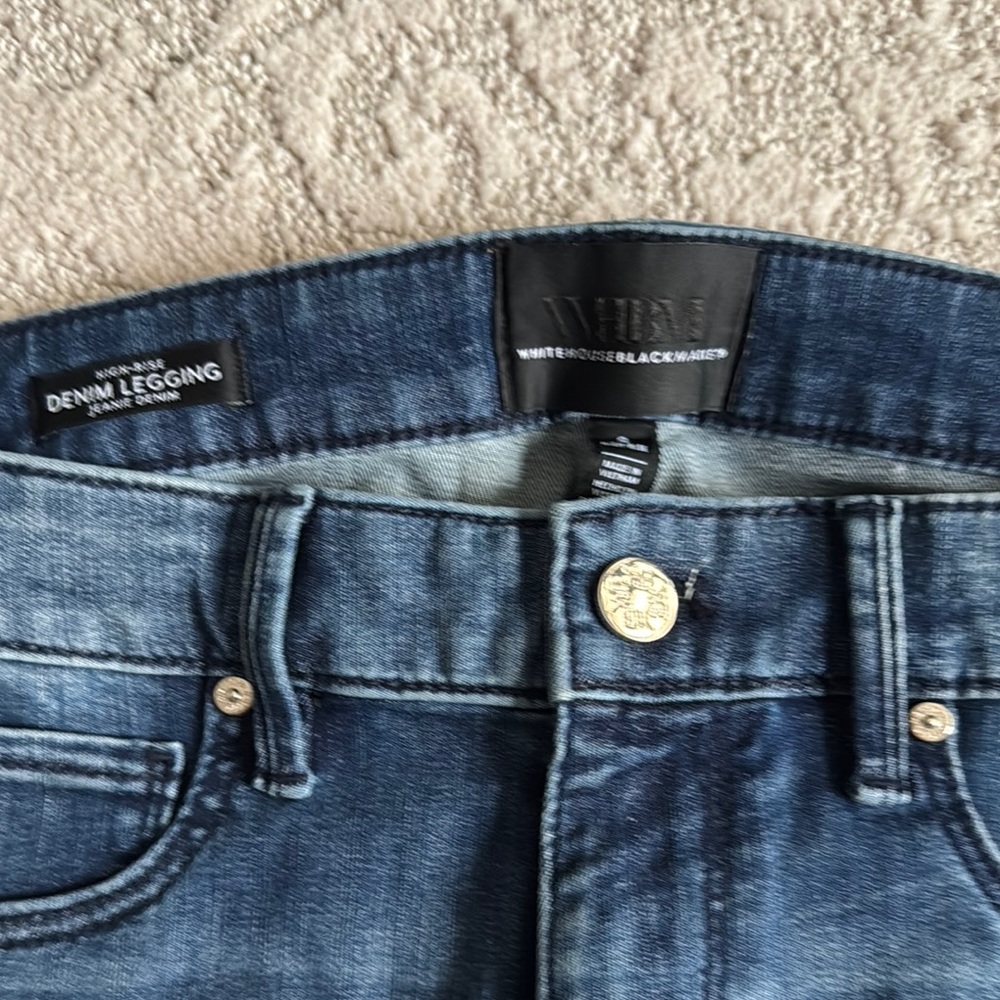 White House Black Market Denim Legging Jeans